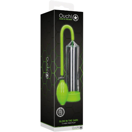 Ouch! GLOW IN THE DARK Classic Penis Pump