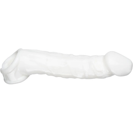 OXBALLS MUSCLEBANDIT COCK SHEATH Penis Extender (White)