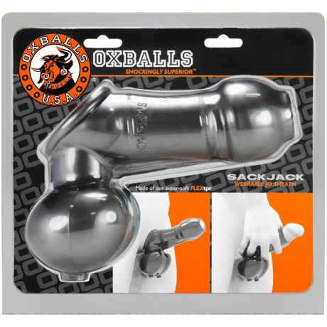OXBALLS SACKJACK WEARABLE JO SHEALTH Wanking Sleeve (Steel)