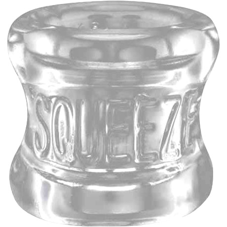 OXBALLS SQUEEZE Soft-Grip Ballstretcher (Clear)