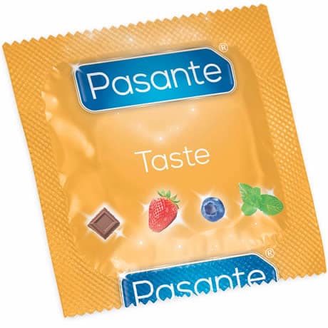 Pasante Taste coloured & flavoured tasty fun 12 condoms