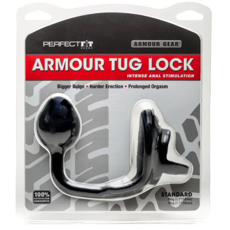 PERFECT FIT BRAND ARMOUR TUG LOCK Butt Plug and Cock Ring