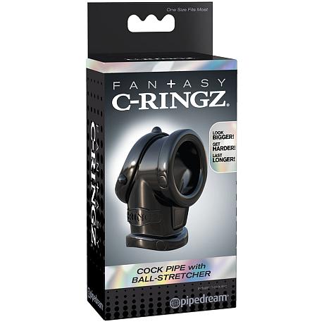 FANTASY C-RINGZ Cock Pipe with Ball Stretcher
