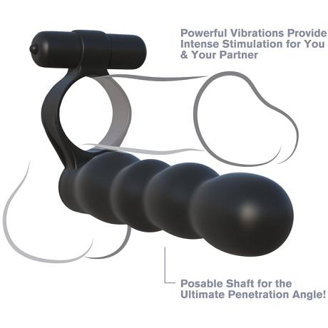 FANTASY C-RINGZ Posable Partner Double Penetrator