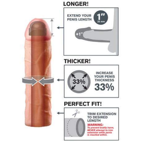 FANTASY X-TENSIONS PERFECT 1″ EXTENSION Penis Extender