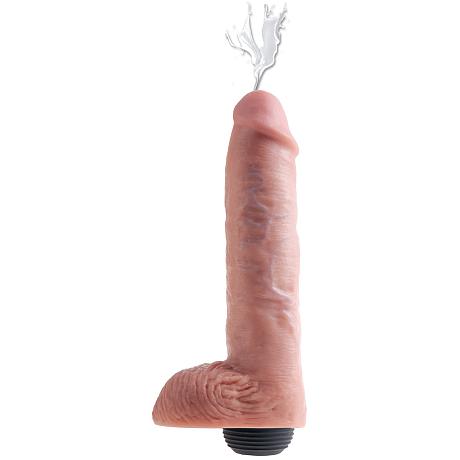 KING COCK 11″ Squirting Cock with Balls