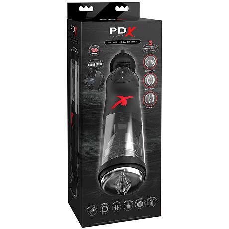 PDX ELITE DELUXE MEGA-BATOR Hands-Free Thrusting Masturbator