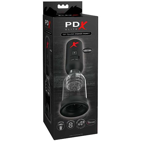 PDX ELITE TIP TEAZER POWER PUMP Vibrating Masturbator