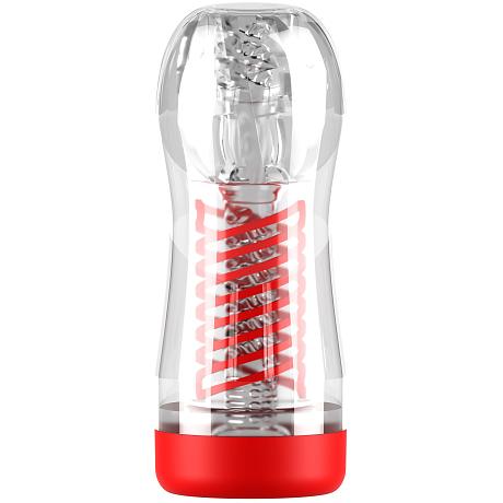 PDX ELITE ViewTube 2 SEE-THRU STROKER with Spiral Compression