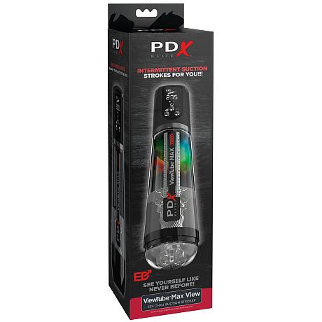 pipedream PDX ELITE ViewTube Max View Suction Stroker