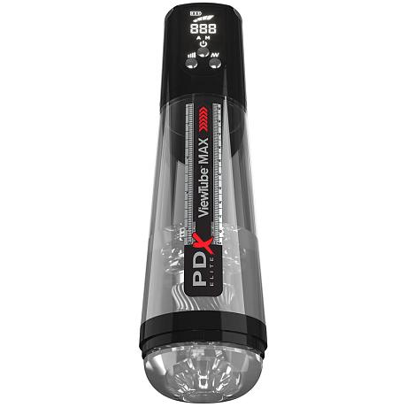 pipedream PDX ELITE ViewTube Max View Suction Stroker