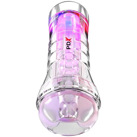 pipedream PDX ELITE ViewTube XXL LED SEE-THRU LED STROKER