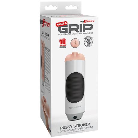 PDX EXTREME MEGA GRIP PUSSY STROKER Squeezable Male Masturbator