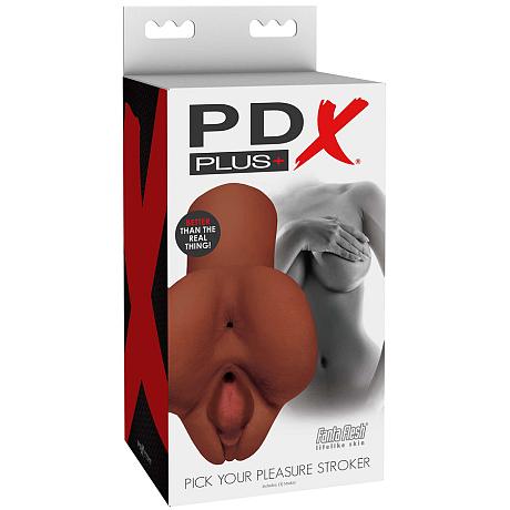 PDX PLUS+ PICK YOUR PLEASURE STROKER (Brown)