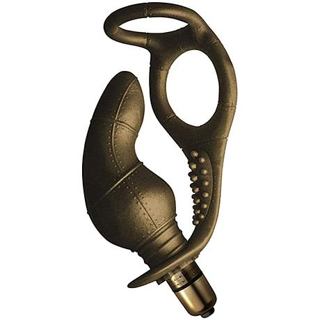 Rocks-Off Dr Rocco’s PLEASURE EMPORIUM DAUNTLESS Vibrating Prostate Massager & Cock Ring