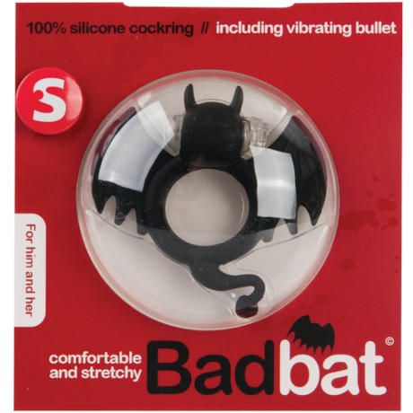 S-Line Badbat 100% silicone vibrating cockring