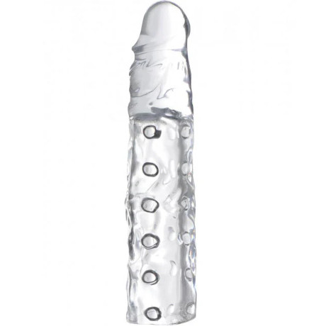 SIZE MATTERS 3 inch Clear Penis Enhancer Sleeve