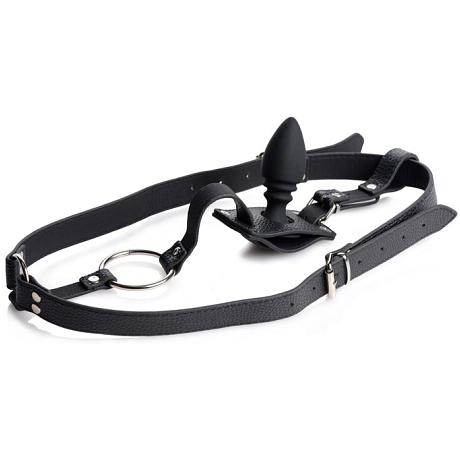STRICT Male Harness with Silicone Anal Plug