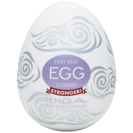 TENGA EASY BEAT EGG CLOUDY STRONGER! Male Masturbator