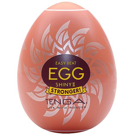 TENGA EASY BEAT EGG SHINEY II STONGER! Male Masturbator