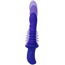 CALEXOTICS OVERRIDE Remote Control Sex Machine Ridged Thruster (Blue)