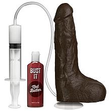 DOC JOHNSON BUST IT Squirting Realistic Dildo (Chocolate)