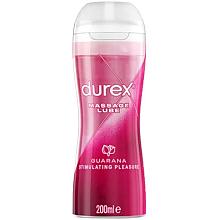 durex MASSAGE LUBE Stimulating Guarana 200ml 2in1 lube & massage gel