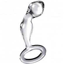 ICICLES No 46 Curved Glass Prostate Massager 4 Inch