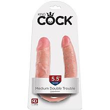 KING COCK Medium Double Trouble Double Ended Dildo