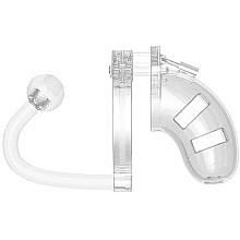 MANCAGE 10 3.5″ / 90mm Clear Chastity Device with Butt Plug
