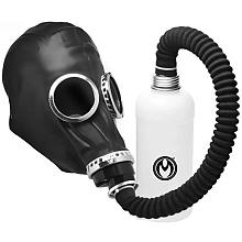 MASTER SERIES DARK INHALER Inhaler Gas Mask with Bottle