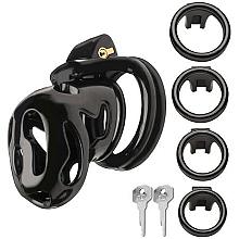 MASTER SERIES HARD STOP Double Ring Chastity Cage