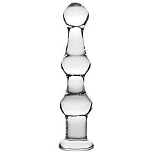 MASTER SERIES MAMMOTH 3 Bumps Glass Dildo