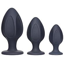 MASTER SERIES TRIPLE JUICERS Silicone Anal Trainer Set