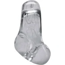 OXBALLS 360 2-WAY COCKRING + BALLSLING Cock Ring and Ball Strap (Clear)