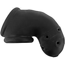 OXBALLS AIRLOCK Vented DICKLOCKER Chastity Cage (Black Ice)