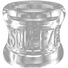 OXBALLS SQUEEZE SOFT-GRIP BALLSTRETCHER (Clear)