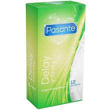 Pasante Delay Infinity longer lasting pleasure 12 condoms