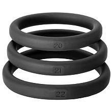 PERFECT FIT BRAND Xact-Fit 3 Premium Silicone Rings Sizes #20 #21 #22