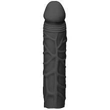 REALROCK PENIS SLEEVE 7″ / 16.8 cm Realistic Penis Extender (Black)
