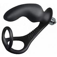 Rocks-Off Ro-Zen Pro 10 Speed Rechargeable Vibrating Cock Ring and Butt Plug