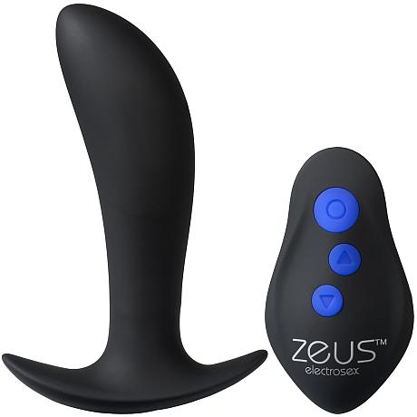 ZEUS electrosex Pro-Shocker 8x Vibrating & E-Stim Prostate Plug